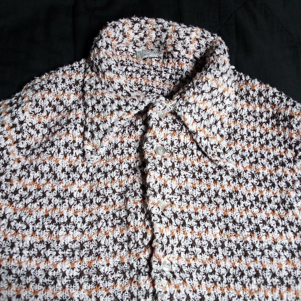 Vintage 60s John Weitz Knit Polo Shirt